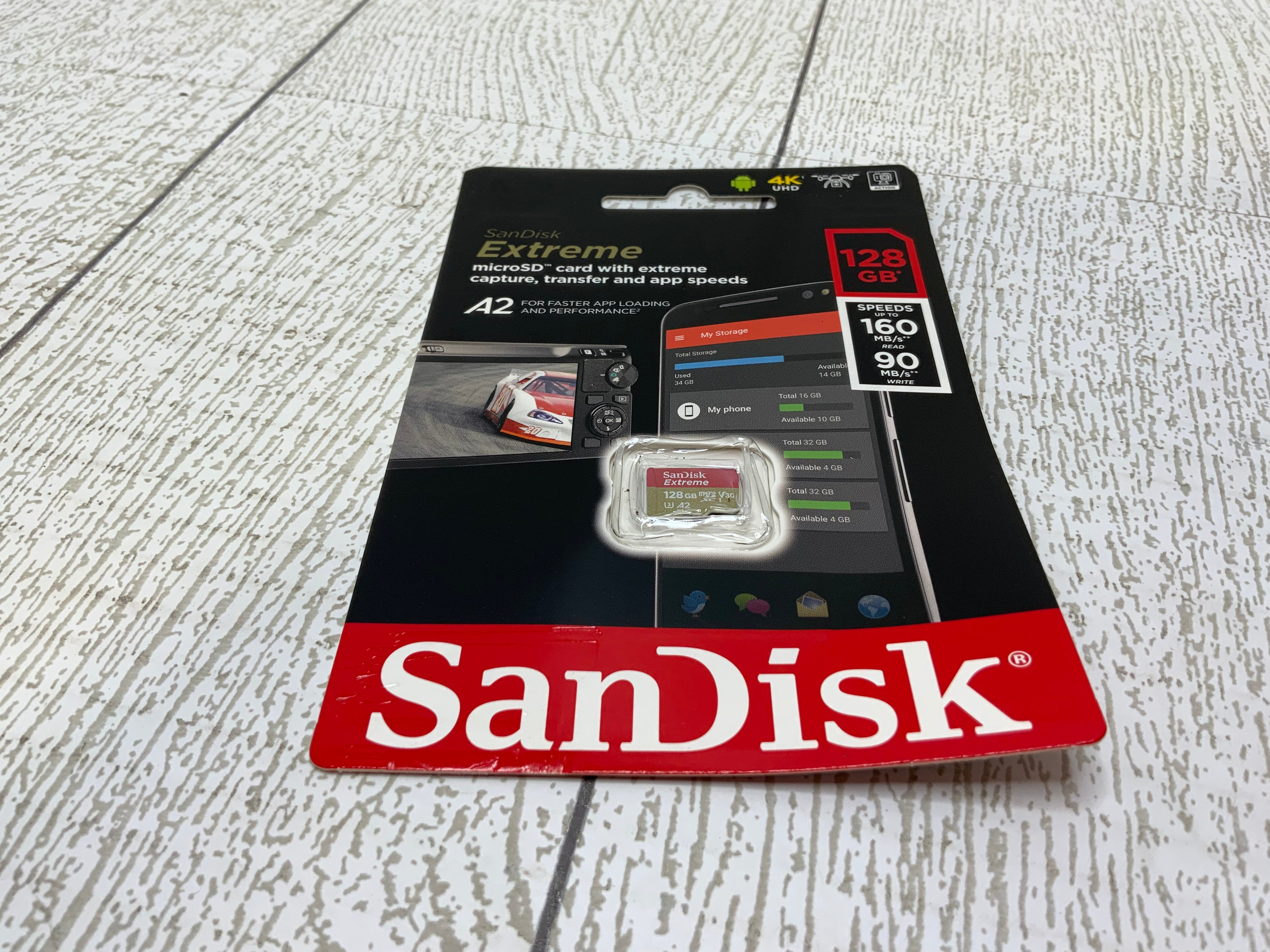 SanDisk 128GB Micro SD Card - Up To 160MB/s (7948035195118)